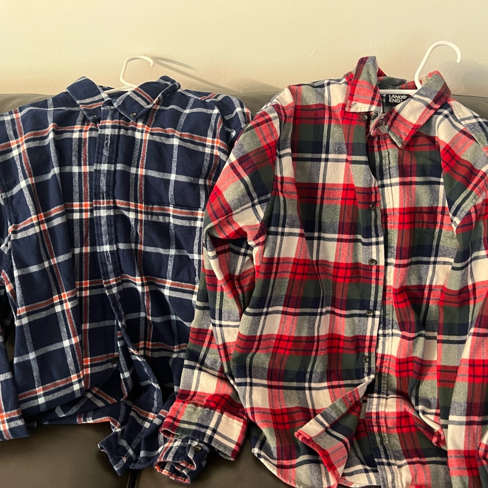 2 Men's Traditional Fit Flagship Flannel Shirt